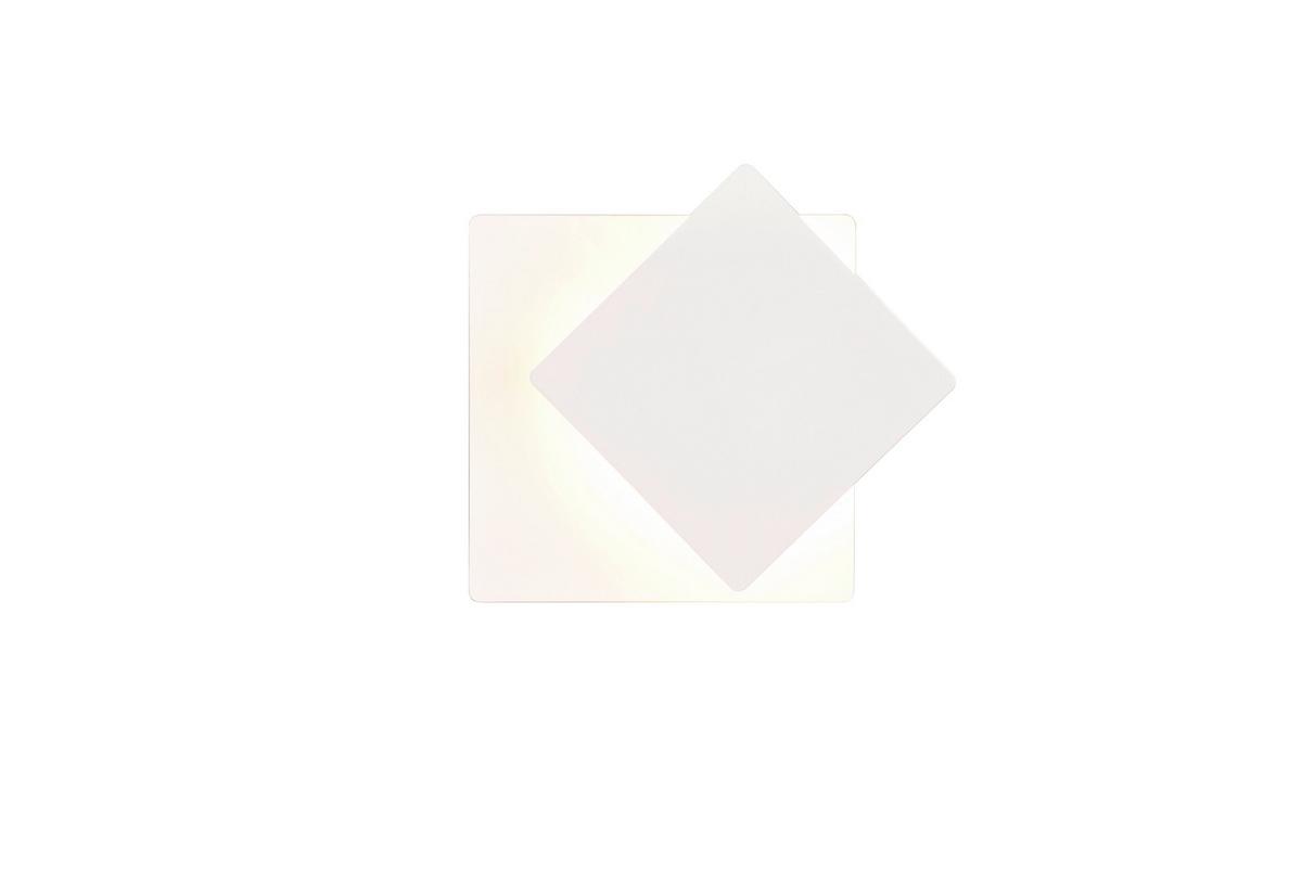 Led-wandleuchte 240319131 Mio - Weiß, Design, Metall (18/18/7.2cm) - Trio Leuchten