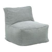 Sedací vak CAROLINE, šedý manšestr, max. 90 kg - šedá, Moderní, textil (75/84/88cm) - Mömax