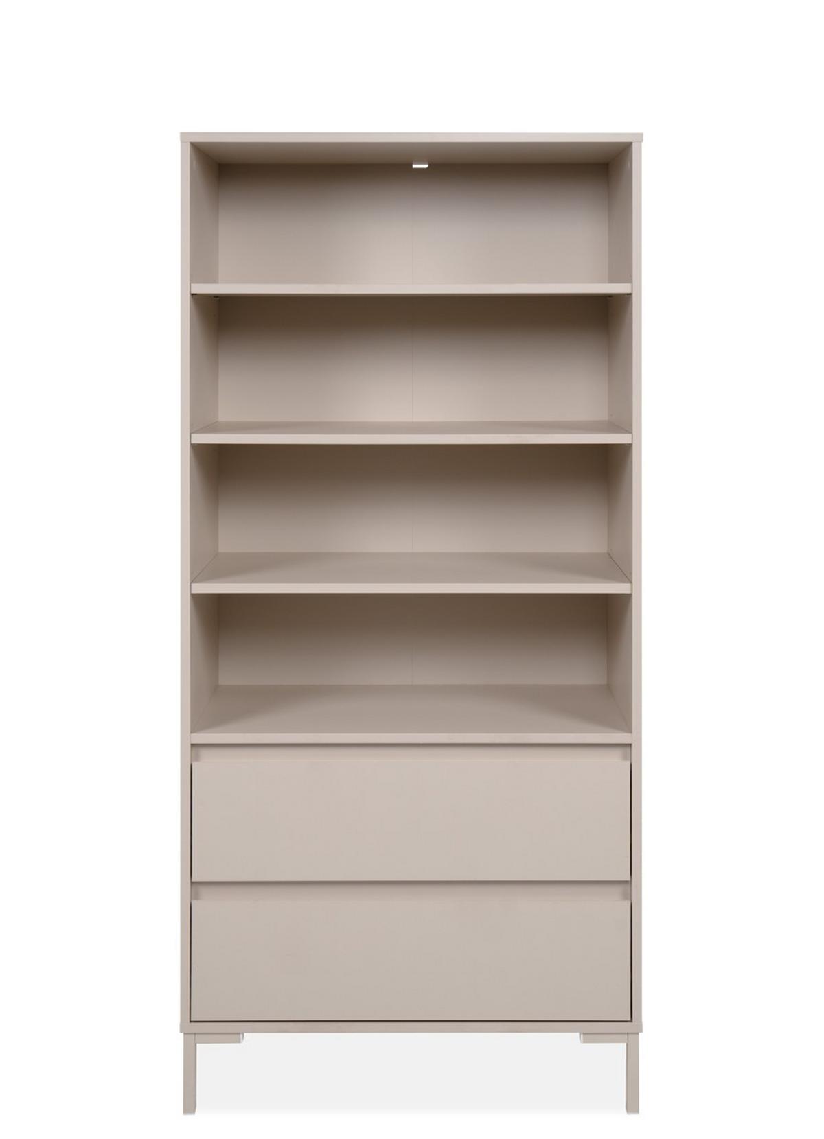 Regal Korsika Kaschmir B: 77,5cm - Kaschmir, LIFESTYLE, Holzwerkstoff (77,5/165/40cm) - MID.YOU