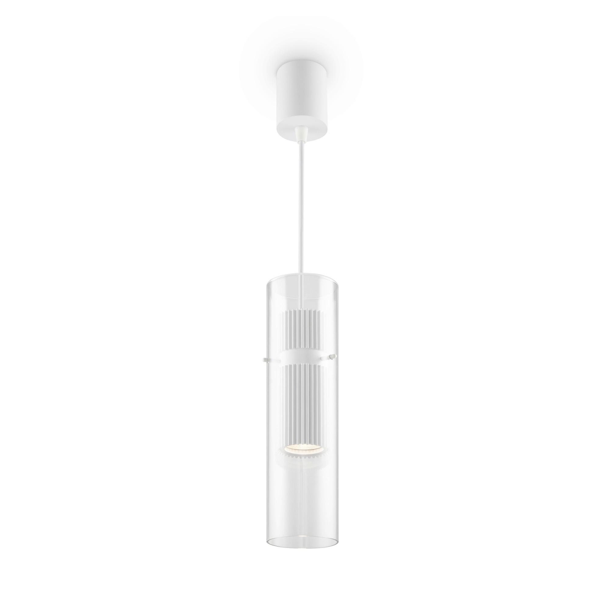 Pendelleuchte Dynamics - Transparent/Weiß, Trend, Glas/Metall (8/32cm) - MAYTONI