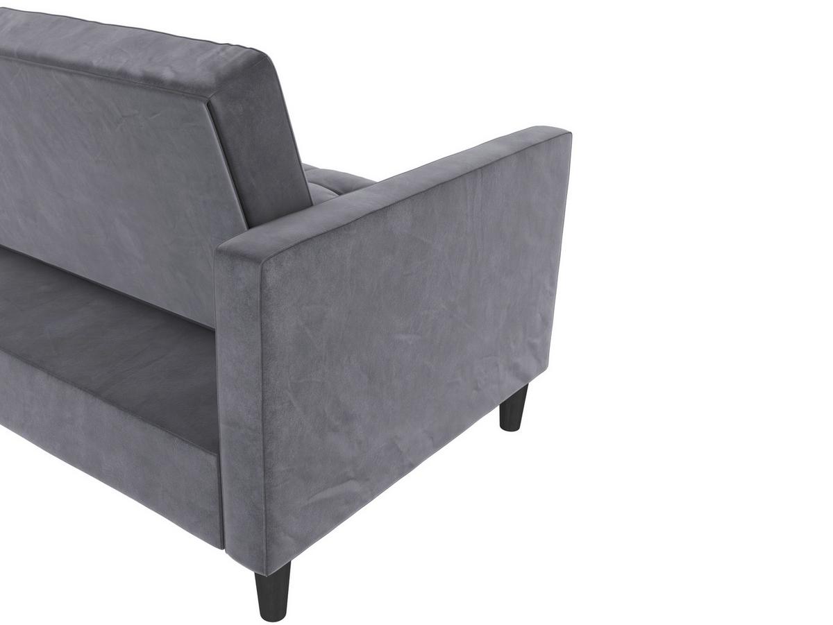 Ecksofa Palermo Anthrazit, mit Stauraum - Anthrazit/Schwarz, Basics, Textil (213/154cm) - Livetastic