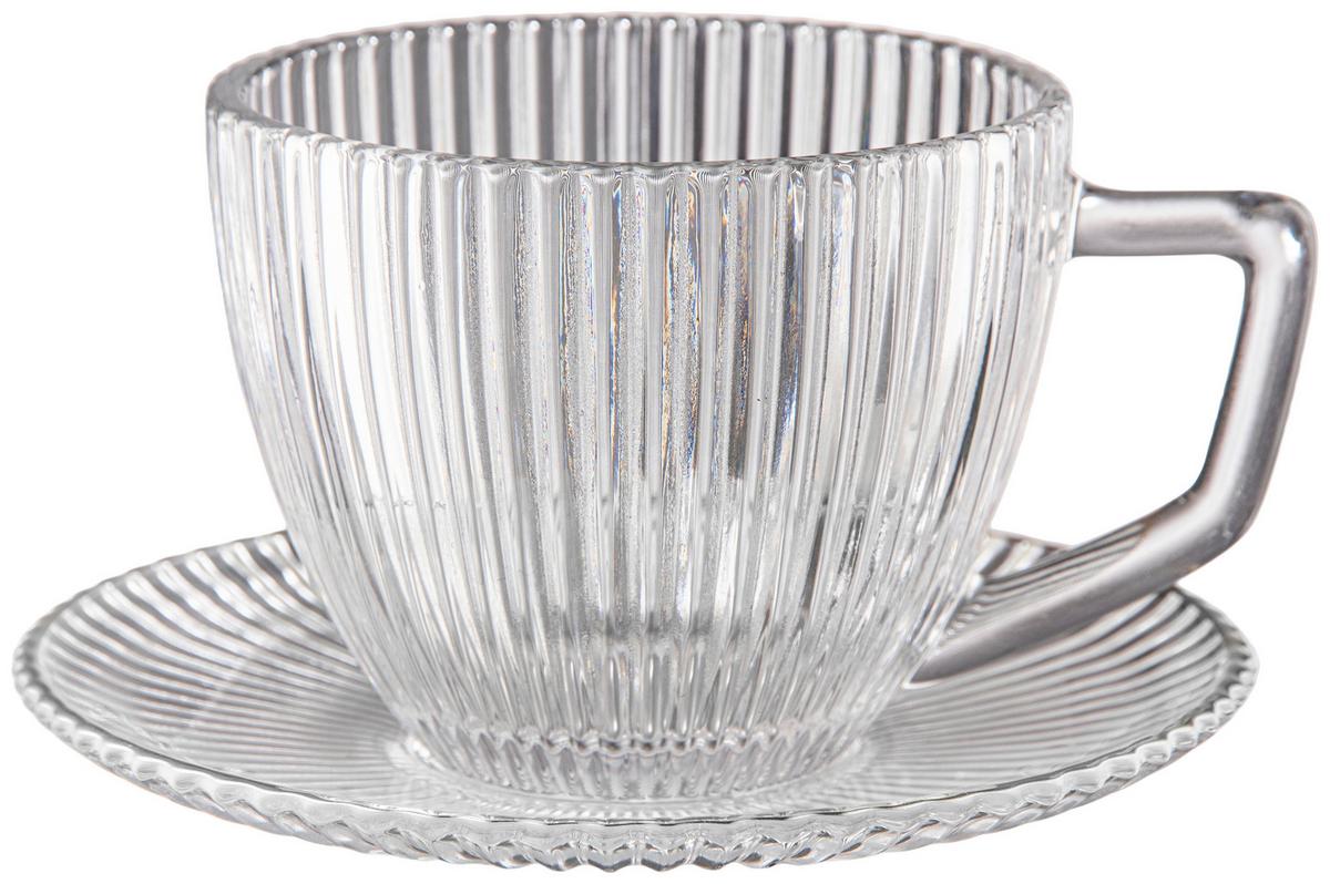 Sada šálok ROSEMARY - 12 PCS - číra, Konventionell, sklo - Mömax