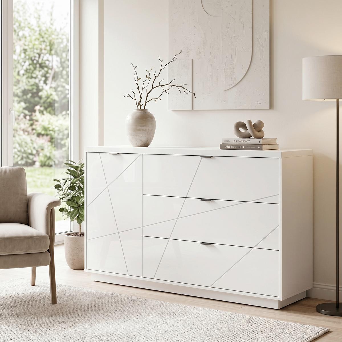 Sideboard in Weiß Dekor » günstig kaufen