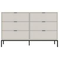 Kommode Deco Schwarz/Kaschmir B: 150cm - Kaschmir/Schwarz, Design, Holzwerkstoff/Metall (150/92/40cm) - MID.YOU