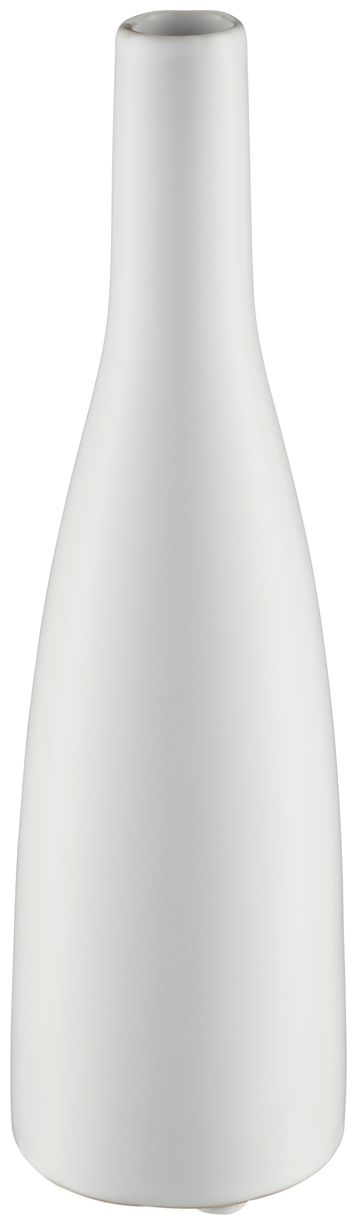 Váza PLANICO II - bílá, Moderní, keramika (20,5cm) - Mömax