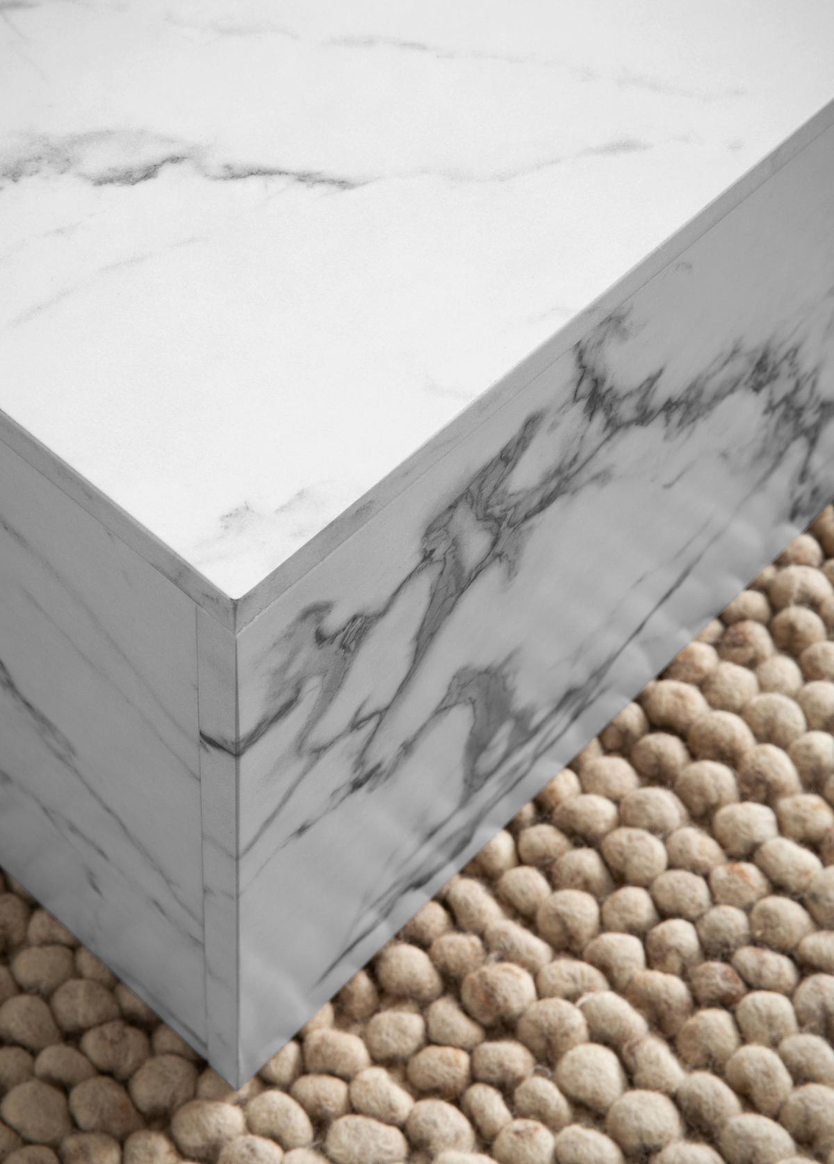 Couchtisch Schwarz, Weiß L: 120 Cm - Schwarz/Weiß, Design, Holzwerkstoff (120/60/40cm) - Livetastic