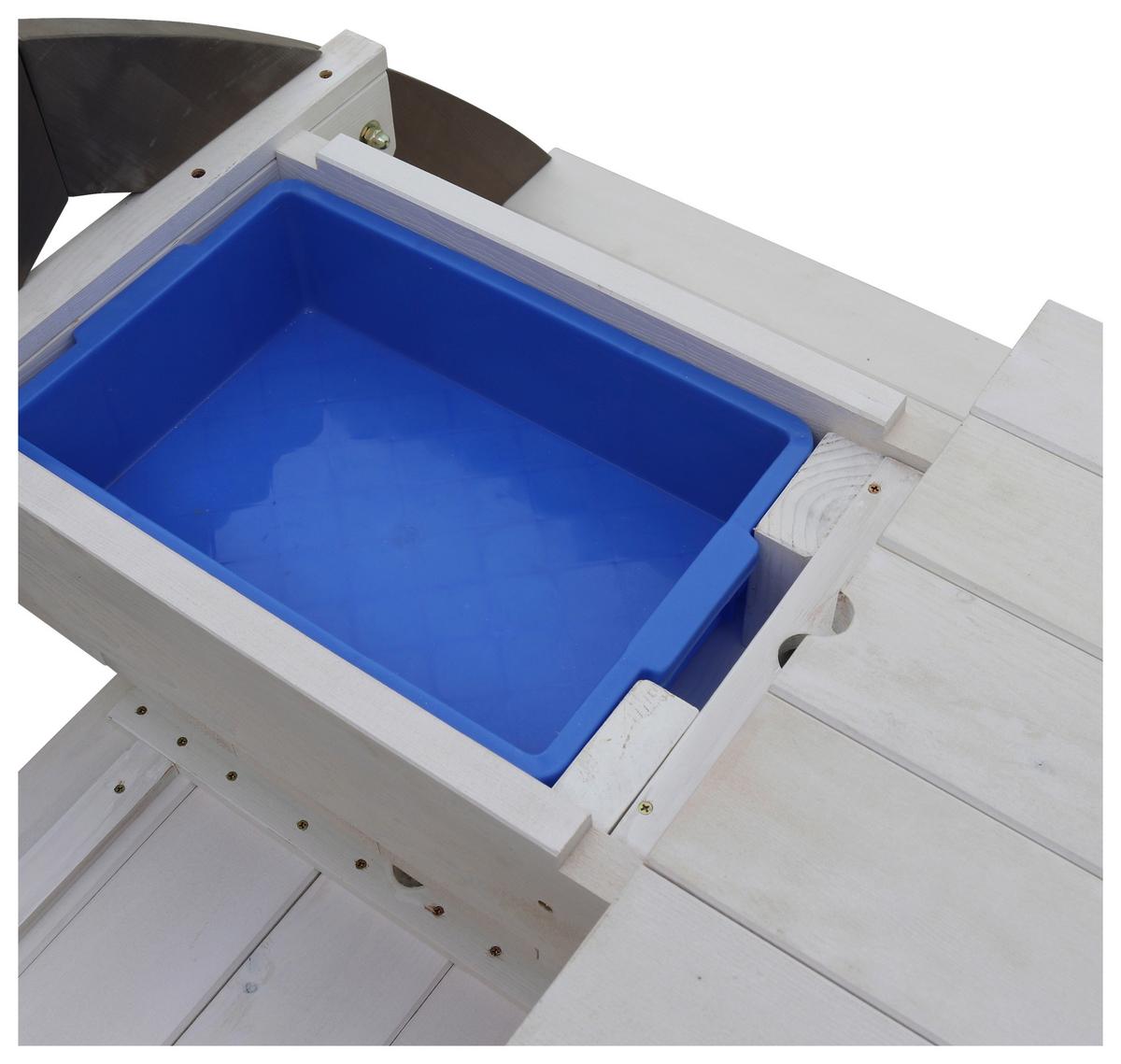 Sand- Und Wassertisch A031.023.00 - Weiß/Grau, KONVENTIONELL, Holz/Kunststoff (119/65/98cm) - Ambia Garden