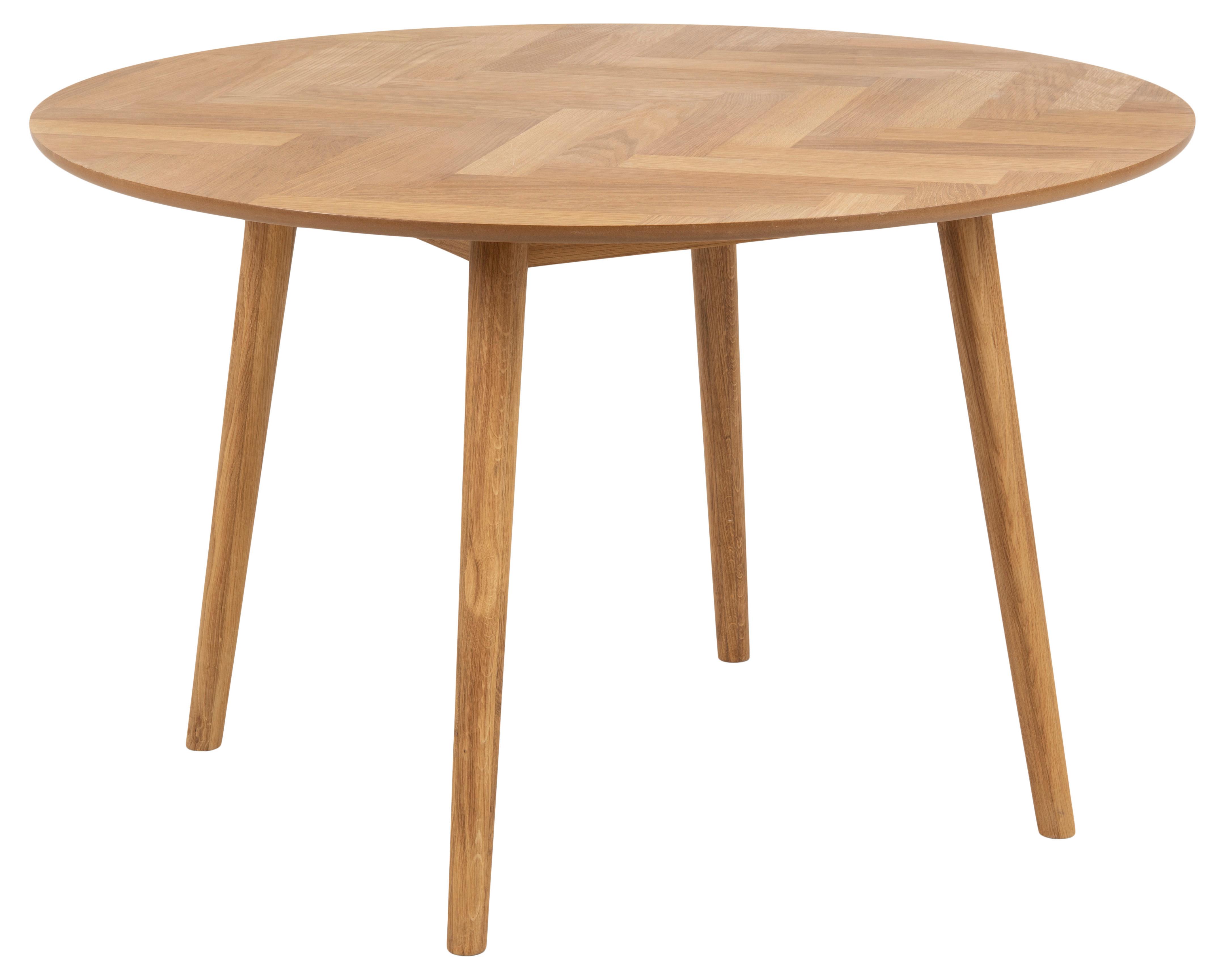 Esstisch Rund Nagano 120x75 cm Eiche Dekor - Eichefarben, KONVENTIONELL, Holz/Holzwerkstoff (120/120/75cm) - MID.YOU