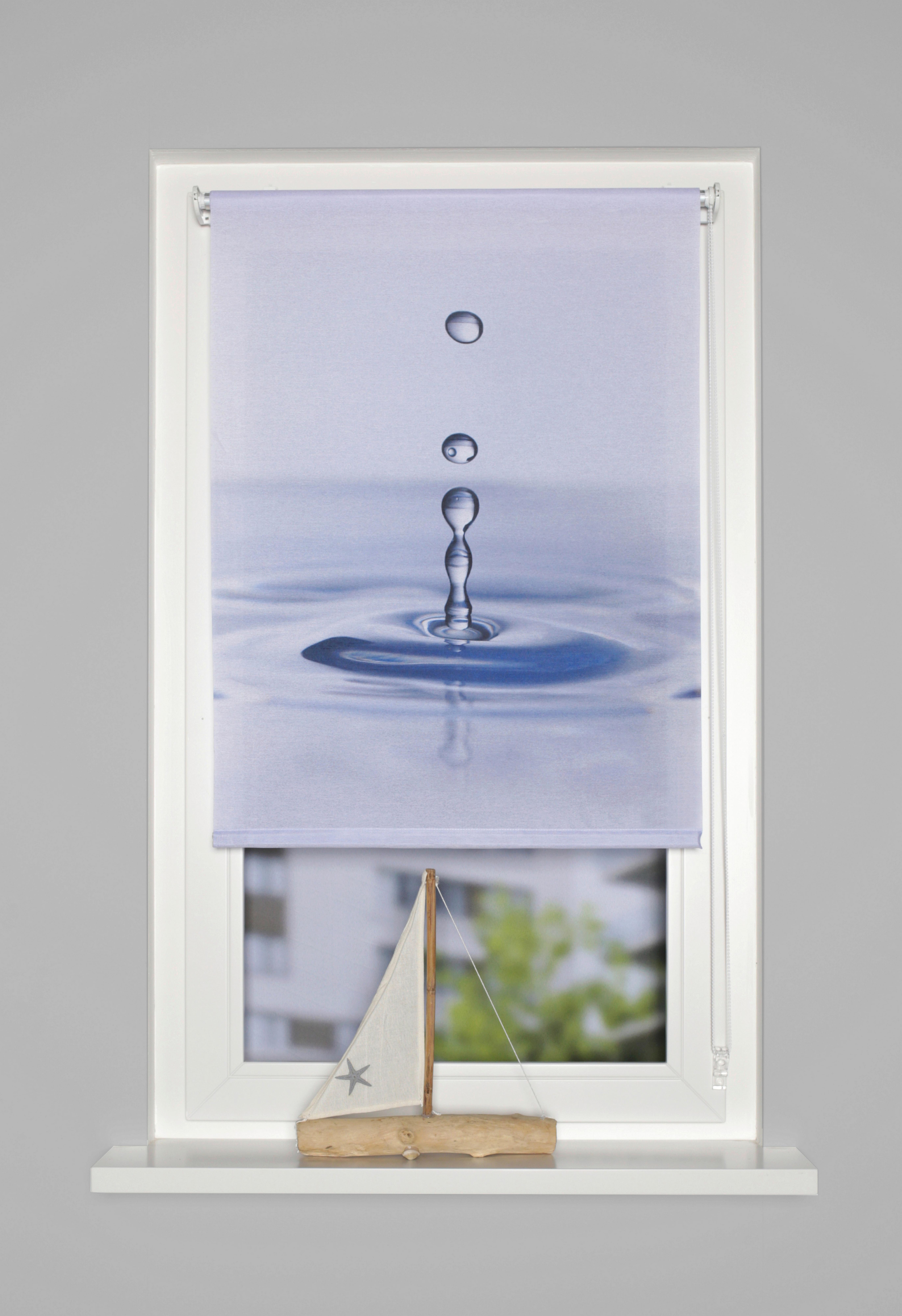 Klemmrollo Naturfarben B: 100 cm - Naturfarben, KONVENTIONELL, Textil (100/150cm)