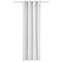 Ösenvorhang Pixel - Weiß, Basics, Textil (140/245cm)