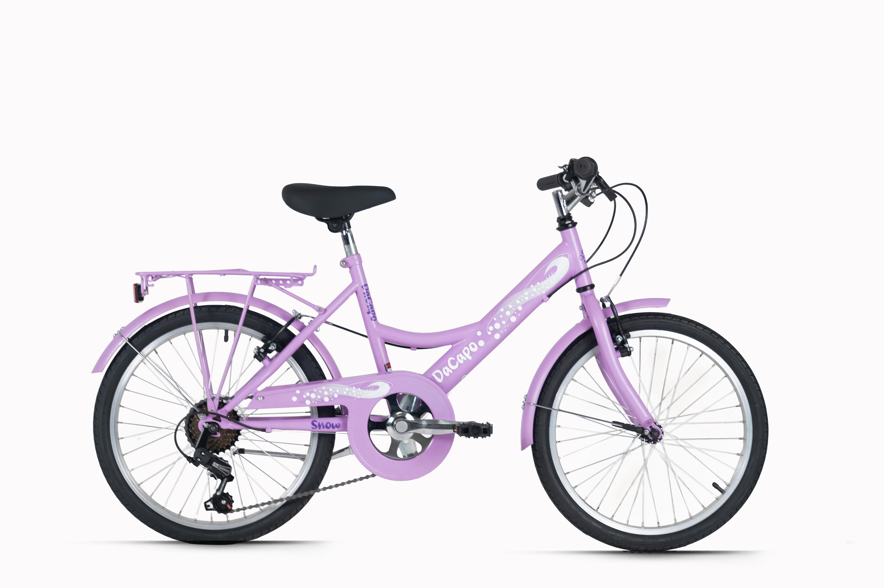 Kinderfahrrad 20 Zoll DaCapo blau - Lila, Basics, Metall (25/140/60cm)