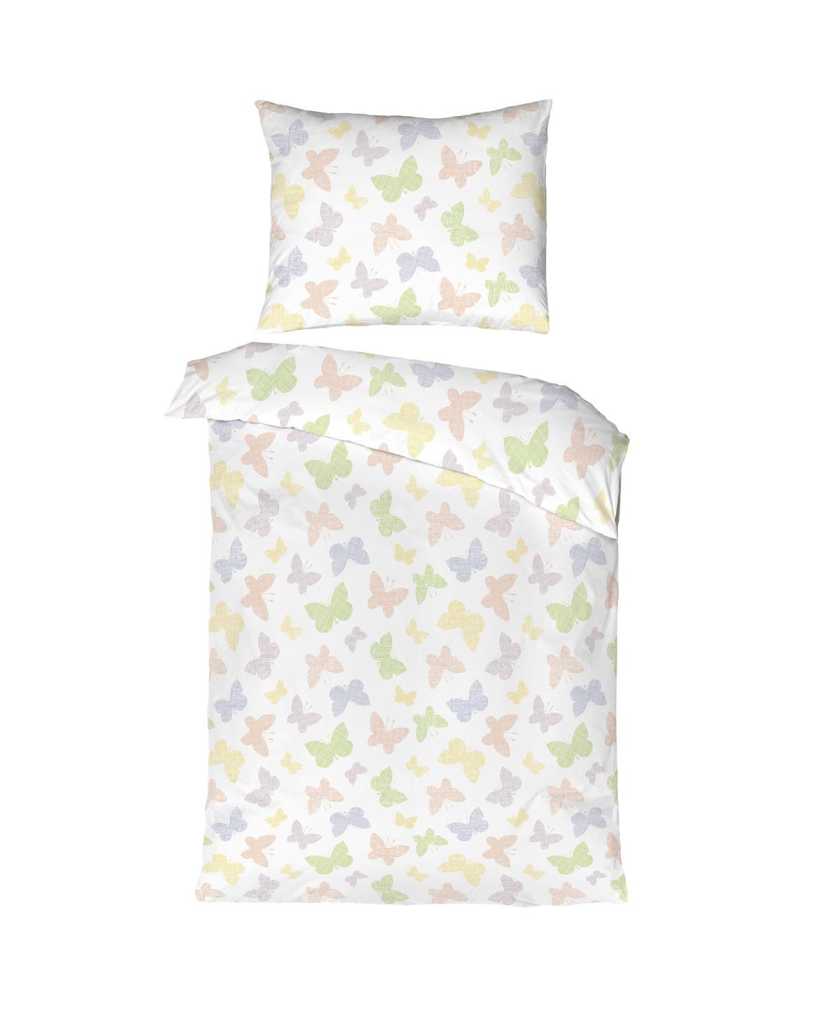 Ágyneműhuzat-garnitúra Clarissa - sárga/pasztellkék, Modern, textil - Luca Bessoni