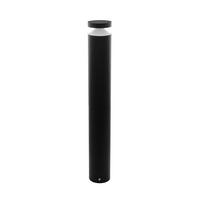 Sockelleuchte Melzo 11 Watt Aluminium/kunststoff - Transparent/Schwarz, Design, Kunststoff/Metall (13,5/99cm) - Eglo