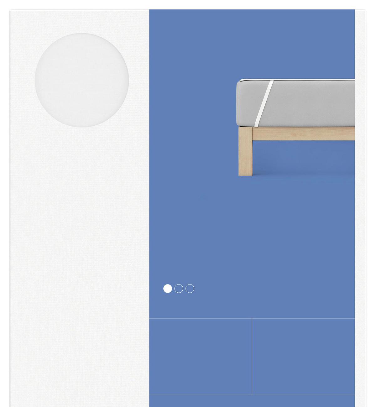 Matratzenauflage Baselayer Light Molton - Weiß, Basics, Textil (100/200cm) - Schlafgut