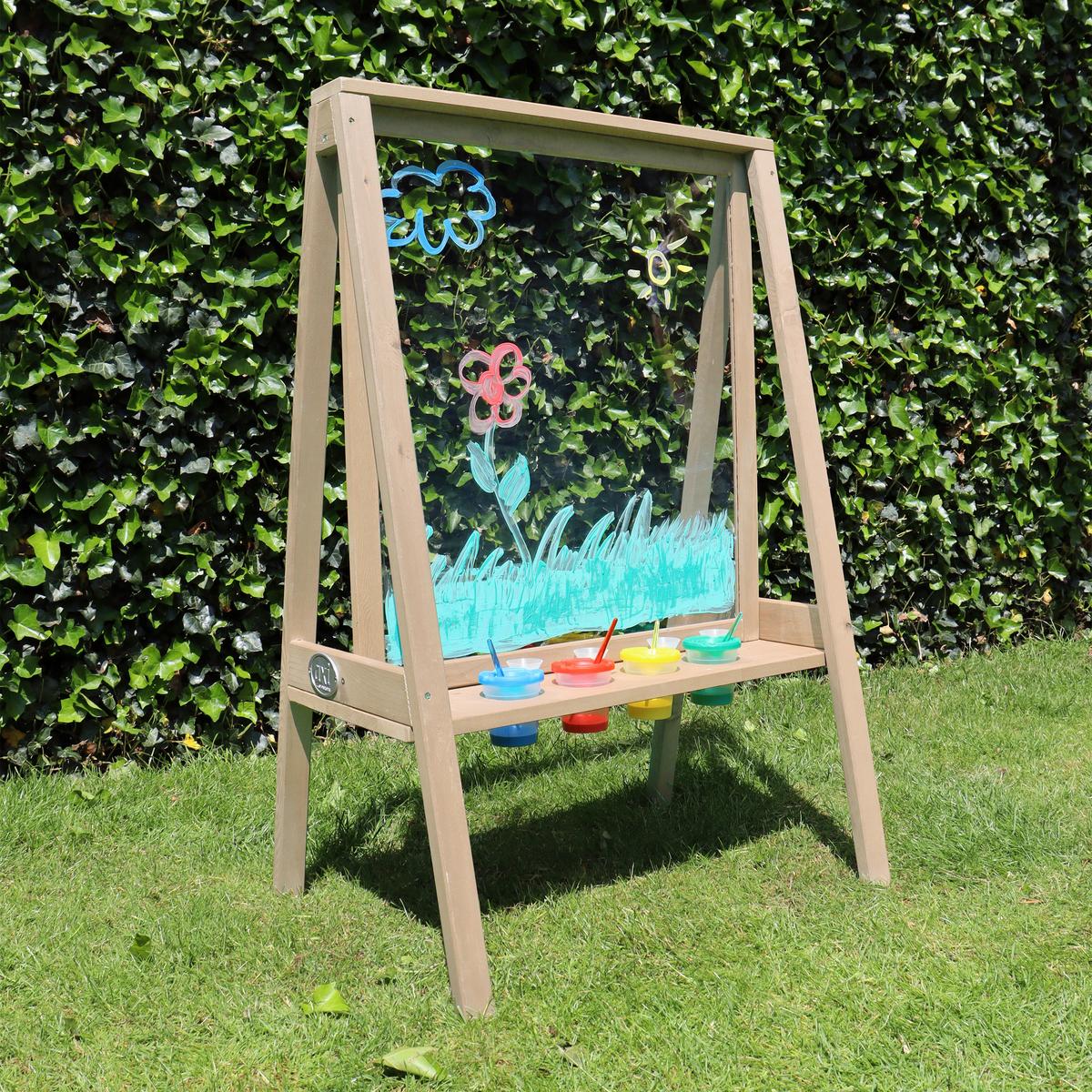 Maltafel Braun, B/h/t: 70x105x50cm - Braun, KONVENTIONELL, Holz (70/105/50cm) - Ambia Garden