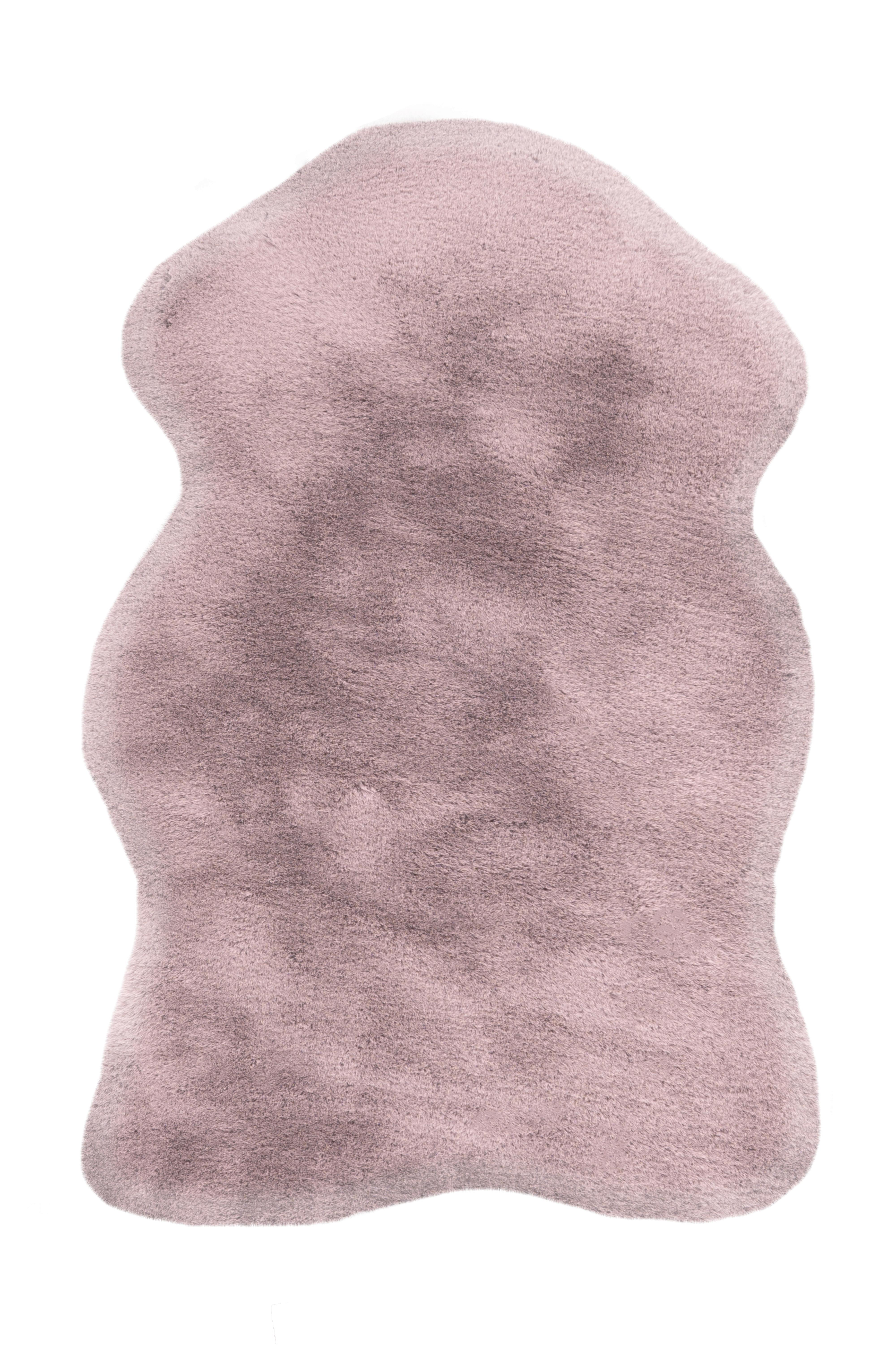 Kunstfell Rabbit Rosa 60x90 cm Textil - Rosa, Trend, Textil (60/90cm) - Kayoom
