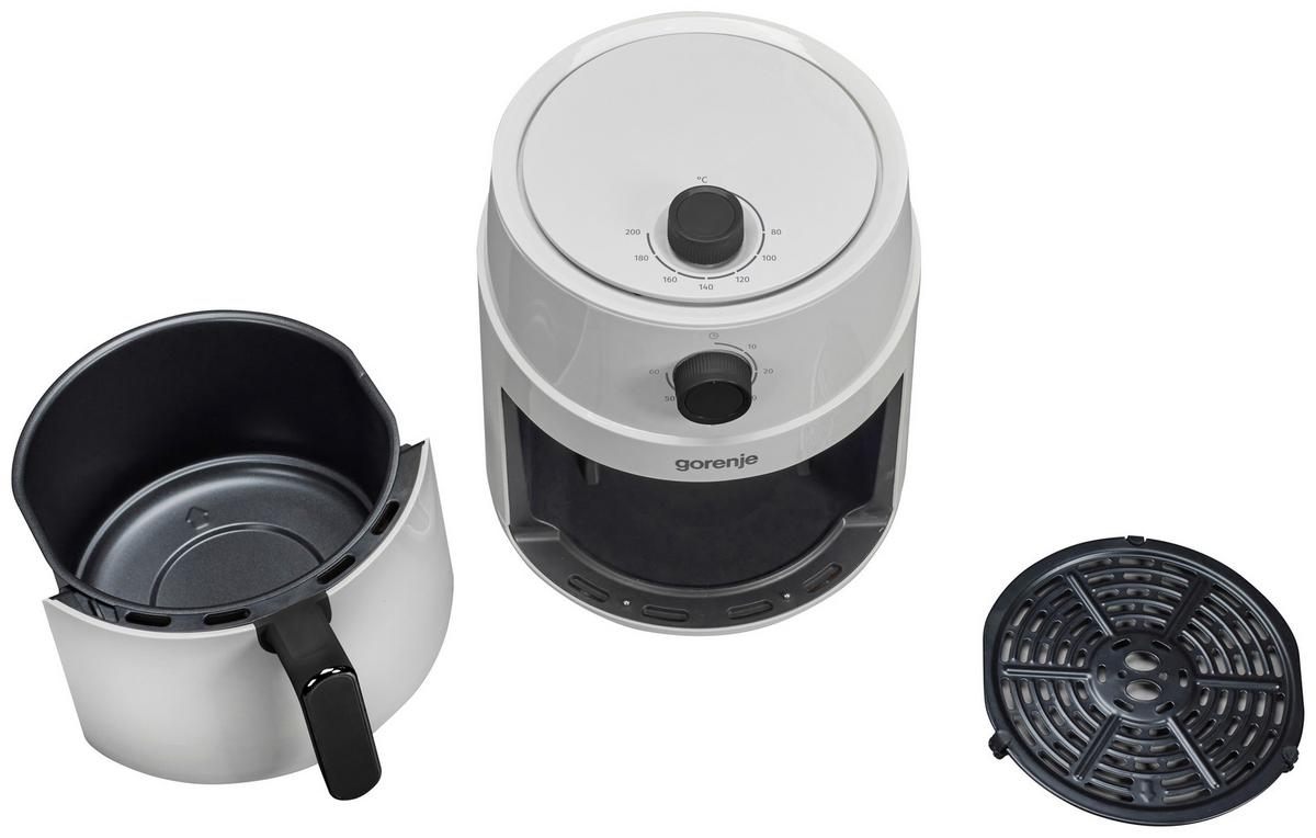 Heißluftfritteuse, 4,5liter Af1300xg - Weiß, Basics, Kunststoff/Metall (26/31,3/31,7cm)