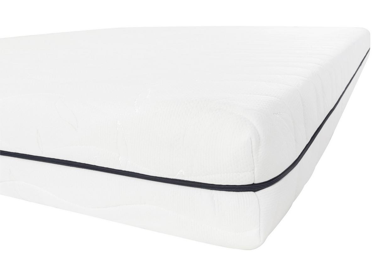 Taschenfederkernmatratze Ekko 140 H3 140x200 cm - Weiß, Textil/Metall (140/200cm)