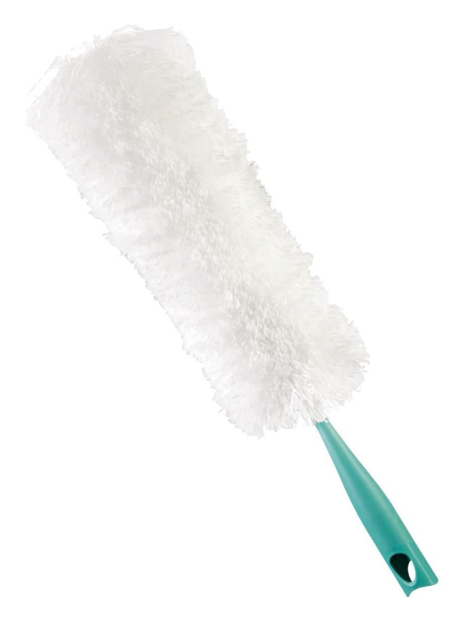 Staubwedel Duster XL, Reinigungslänge: 38 cm - Türkis/Weiß, Basics, Kunststoff/Textil (59cm) - Leifheit