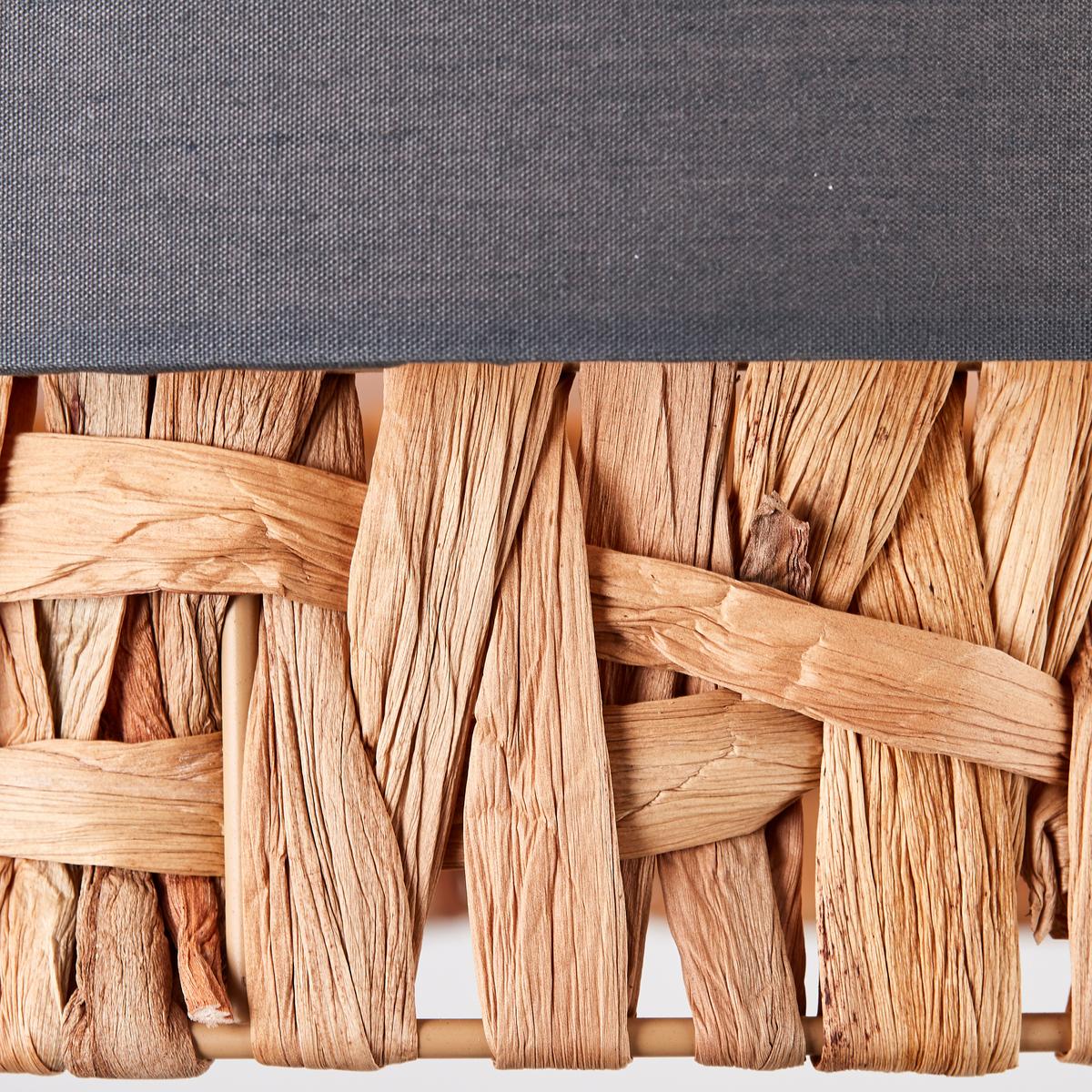 Deckenleuchte 99828/22 Waterlilly - Beige/Grau, Natur, Naturmaterialien/Textil (35/35cm) - Brilliant