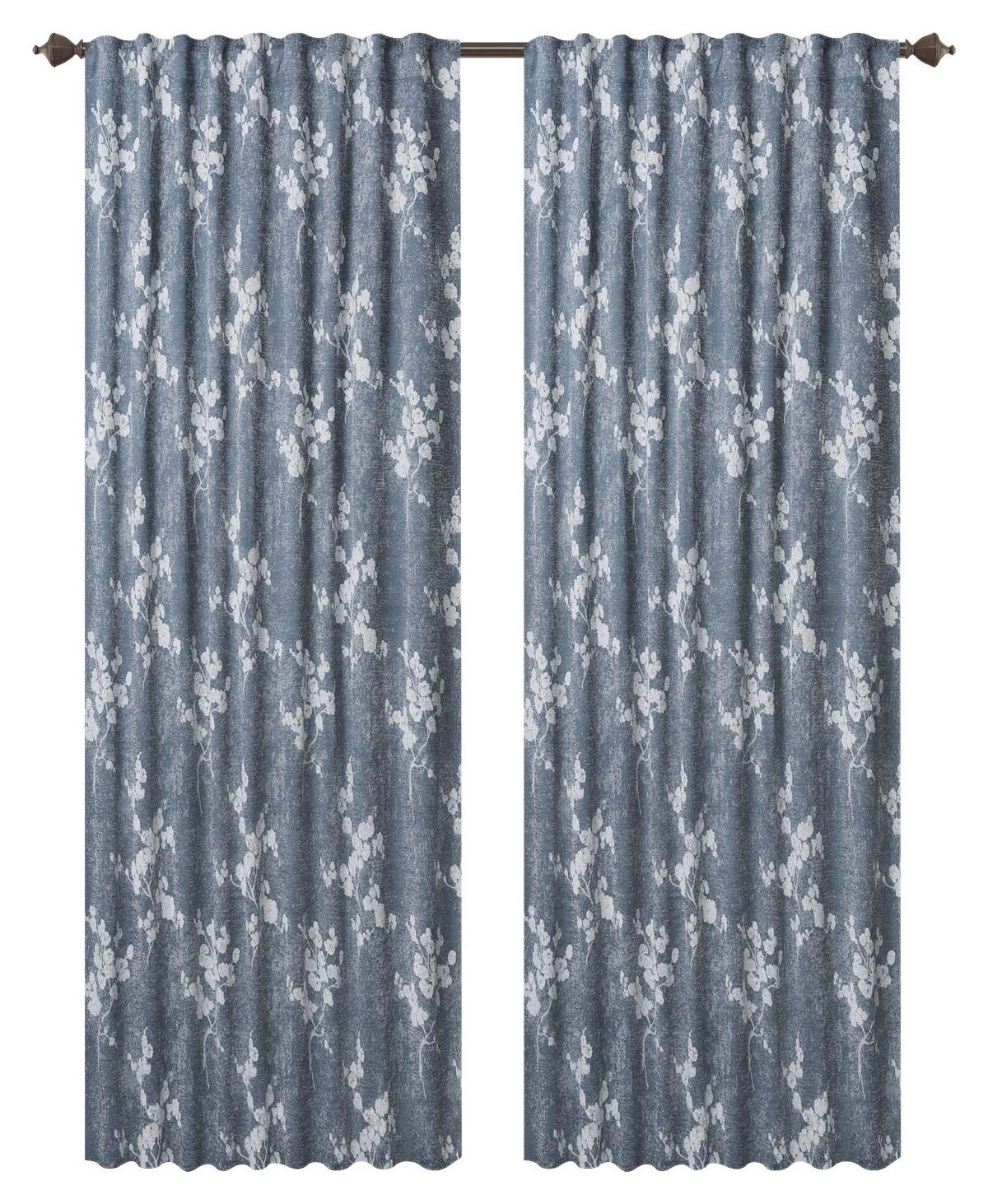 Készfüggöny Johanna Kb. 140/245cm - kék, Romantik / Landhaus, textil (140/245cm) - James Wood