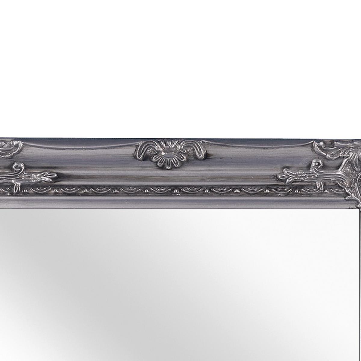 Wandspiegel Walter Bxh: 50x70 Cm Mit Holzrahmen Silberfarben - Silberfarben, MODERN, Glas/Holzwerkstoff (50/70/3,5cm)