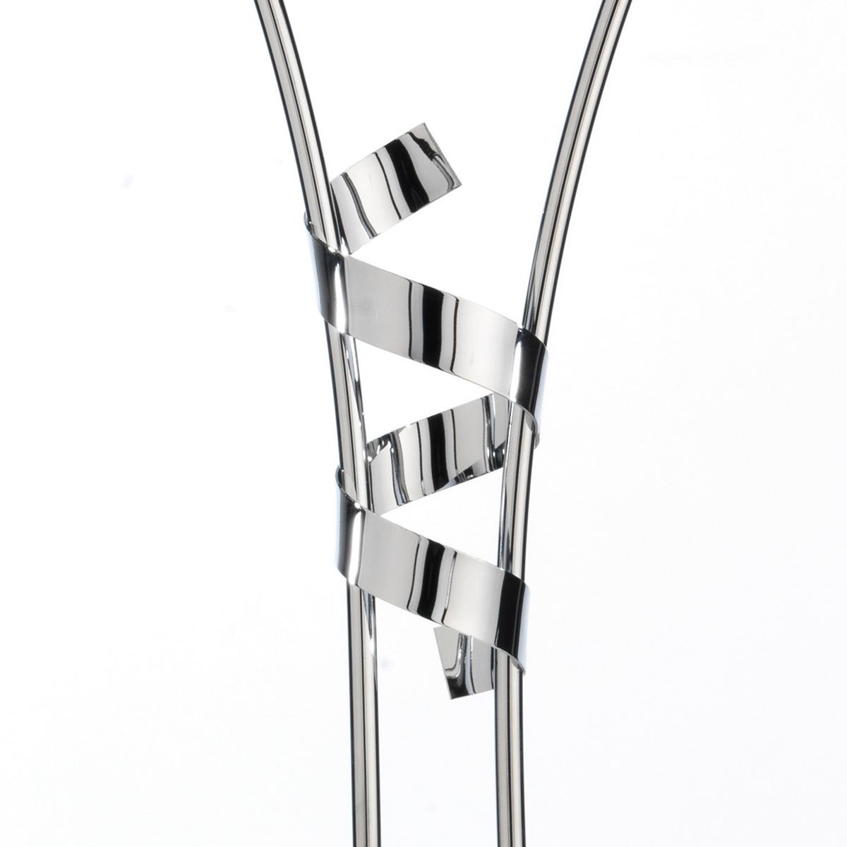 Tischleuchte 4812/lgc - Chromfarben, Design, Metall (40/65cm)