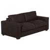 Schlafsofa Texas Dunkelbraun Anilinleder, B: 203 Cm - Dunkelbraun, Design, Leder (203/85/99cm) - MID.YOU