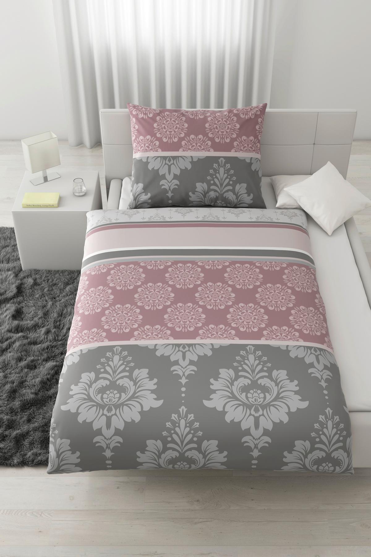 POSTEĽNÁ BIELIZEŇ YVONNE - ružová, Konventionell, textil (140/200cm) - Modern Living