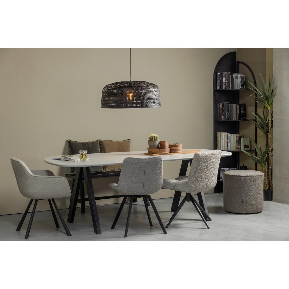 Sitzbank Imma Schwarz B: 110 cm - Schwarz, Design, Holz (110/45/35cm) - Livetastic