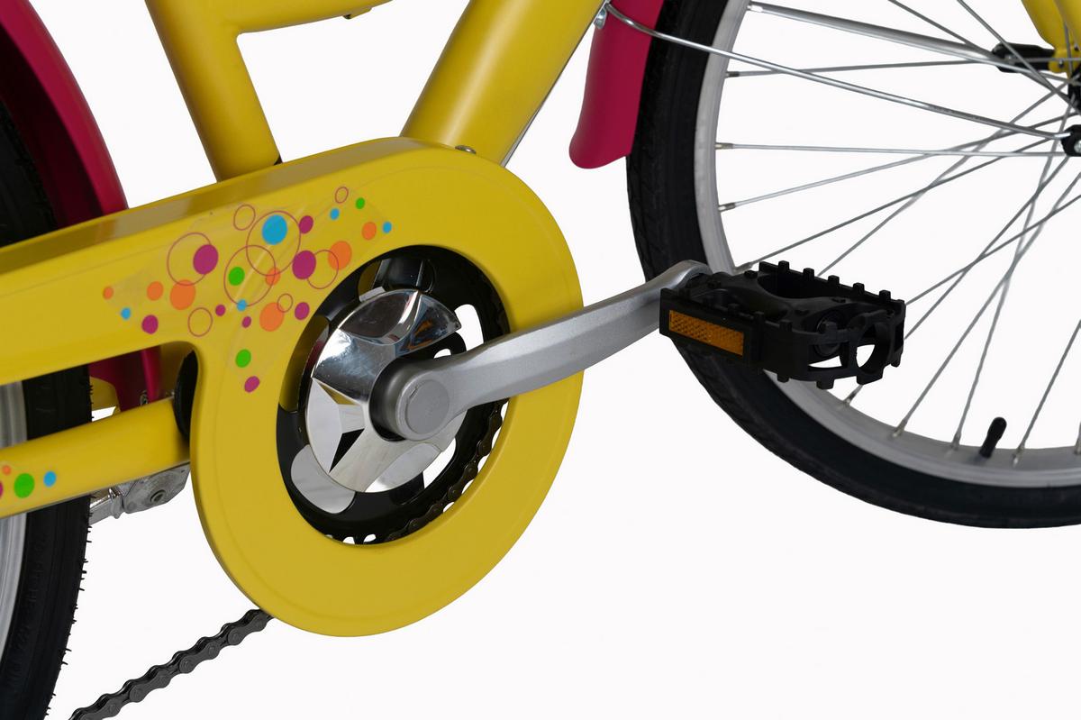 DaCapo Kinderfahrrad gelb - Gelb, MODERN, Metall (25kg)