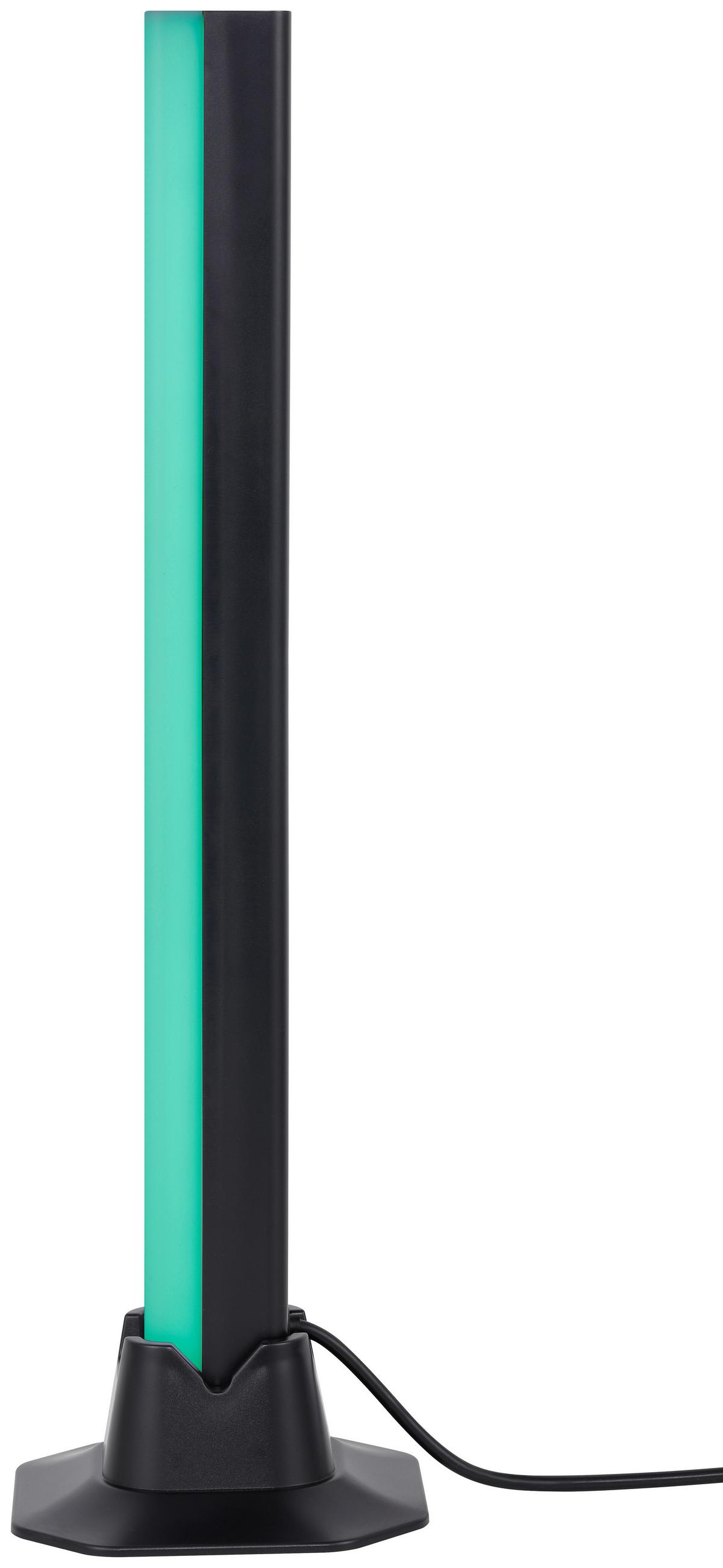 STOLNÍ LED LAMPA RIZI - černá, Moderní, plast (9/3/32cm) - Mömax