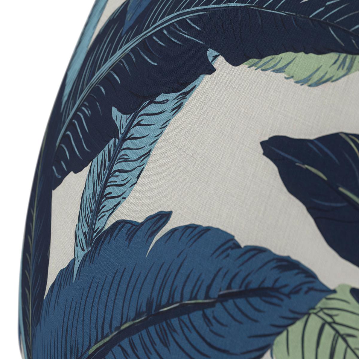 VENKOVNÍ POLŠTÁŘ LUISA - bílá/modrá, Moderní, textil (45/45/10cm) - Bessagi Garden