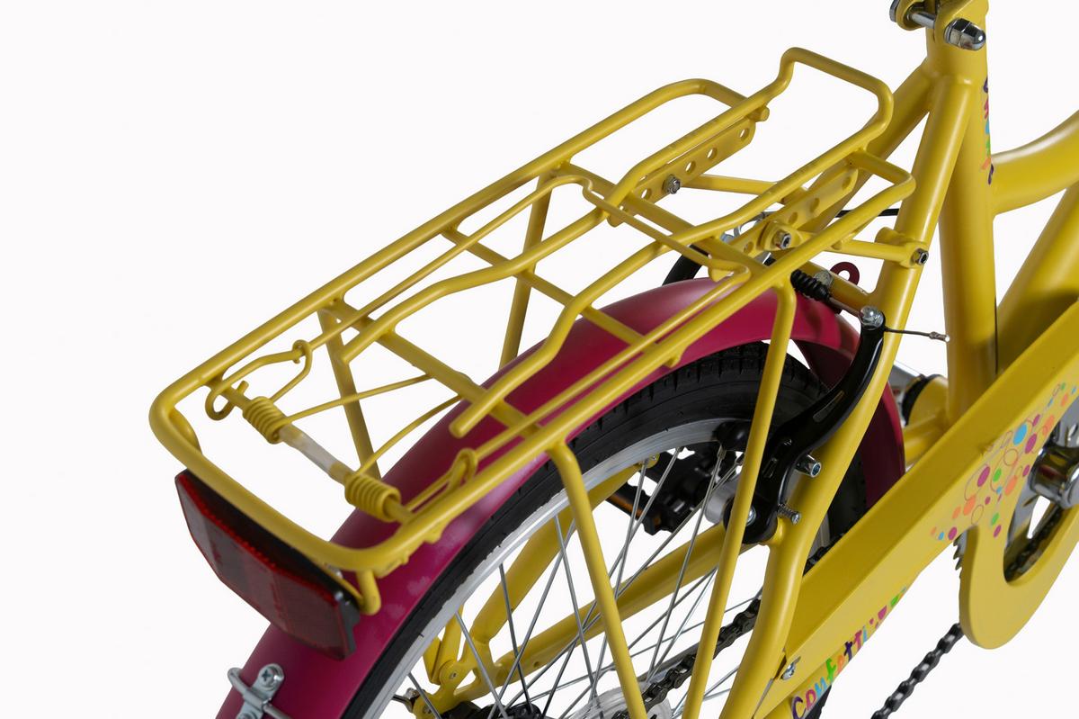 Kinderfahrrad 20 Zoll DaCapo gelb - Gelb, Basics, Metall (25/140/60cm)