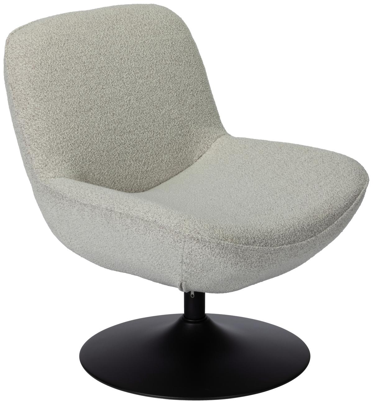 Relaxsessel Ramo Grau B: 69 Cm - Schwarz/Grau, Basics, Textil/Metall (69/77/72cm) - Livetastic