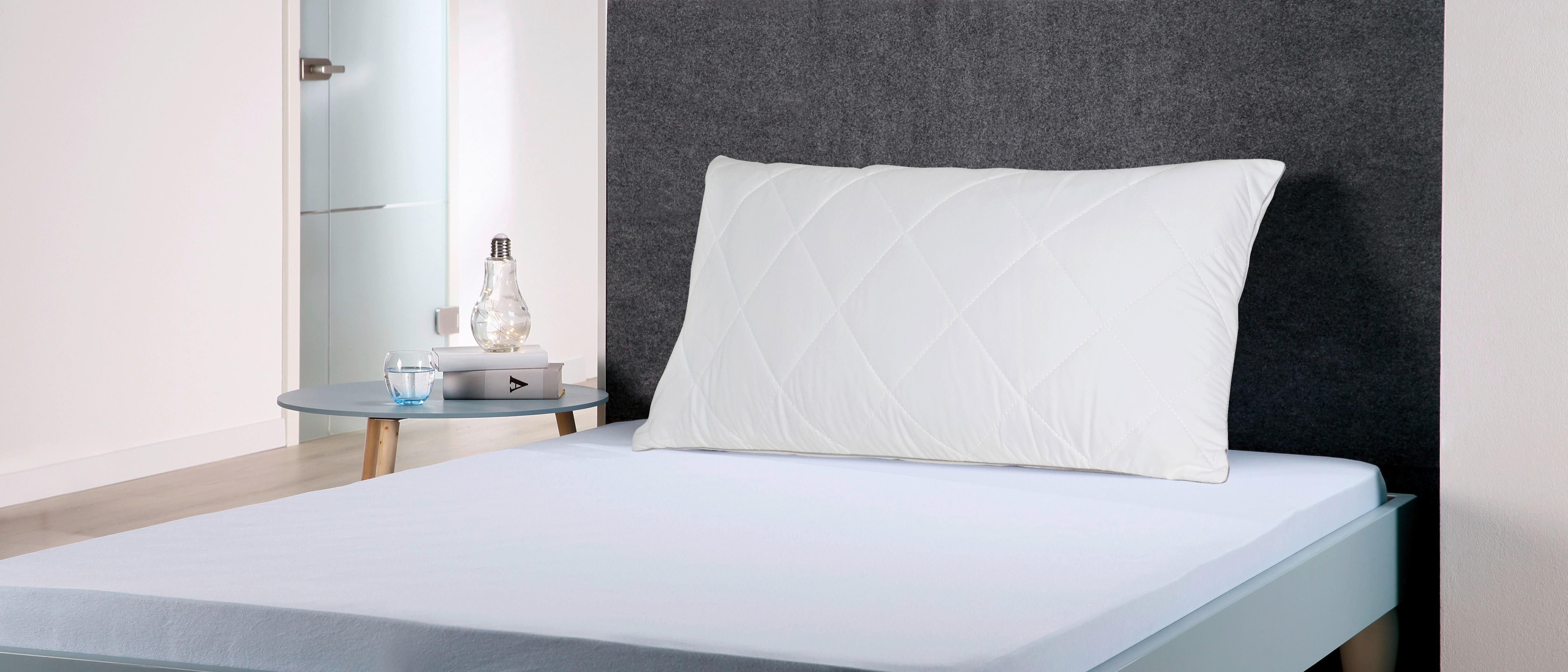 Nackenkissen Billy 40x80 cm Polyester - Weiß, KONVENTIONELL, Textil (40/80cm) - Ele