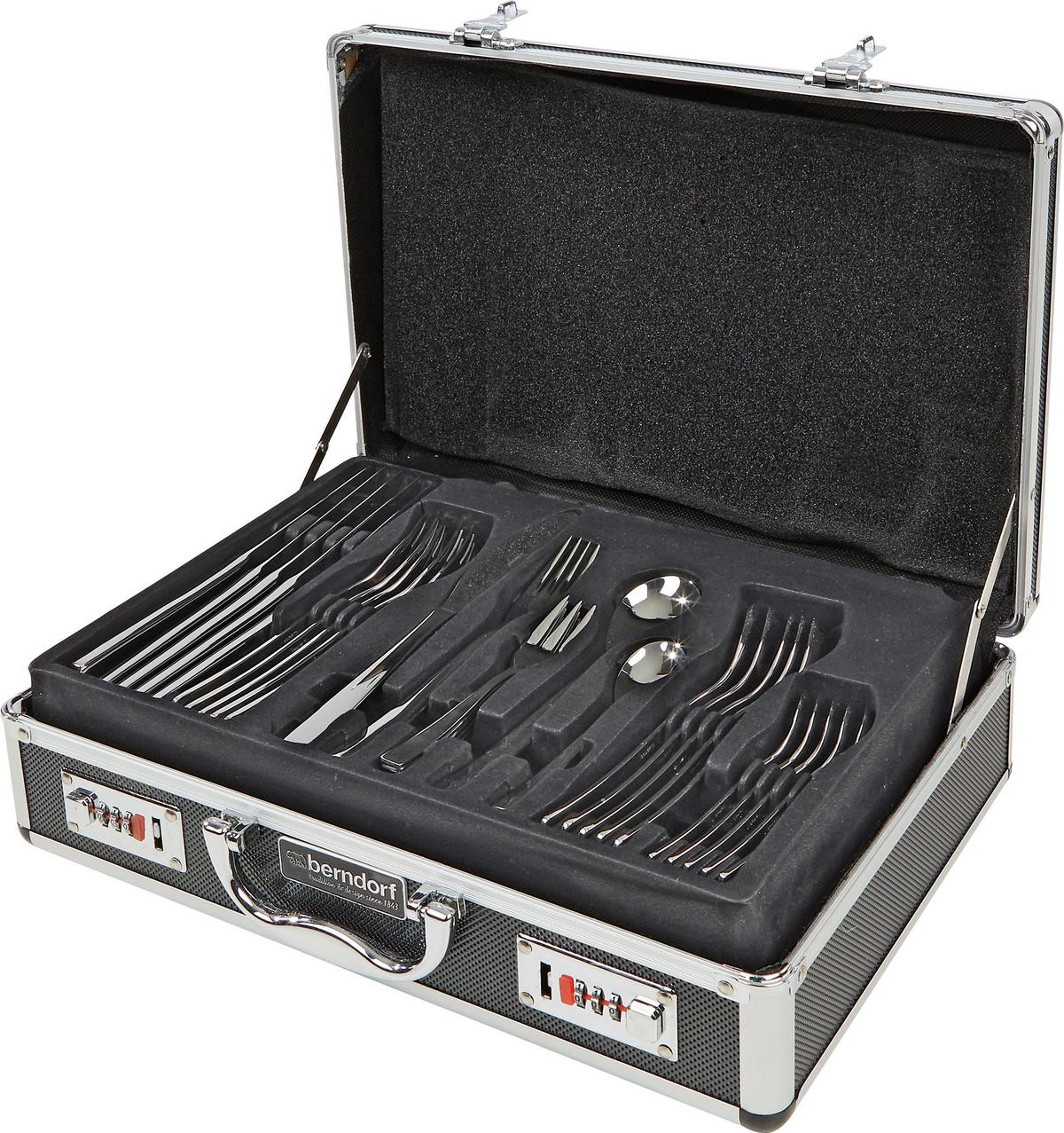 Besteckset 60-Teilig Ottawa für 12 Personen - Edelstahlfarben, KONVENTIONELL, Metall (37/27/11,5cm) - Berndorf
