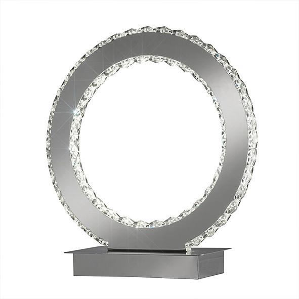 Led-tischleuchte 4809/lg - Chromfarben, Design, Metall (30/32cm)