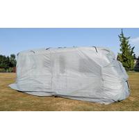 Schutzplane Abdeckplane für Wohnmobil Gr. M Grau - Grau, Basics, Kunststoff (235/275/730cm)