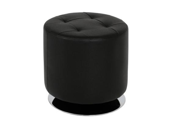Taburet Circle - černá, Moderní, kov (40cm) Taburet Circle - černá, Moderní, kov (40cm)