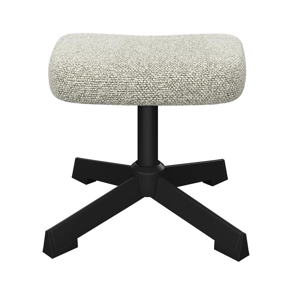 Relaxsessel Bogota beige, 360° drehbar - Beige/Schwarz, MODERN, Textil/Metall (76/101/86cm) - Luca Bessoni