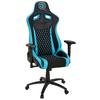 Gamingstuhl Gamebreaker Sx 04 Schwarz/Türkis - Türkis/Schwarz, MODERN, Kunststoff/Textil (74/137/66cm) - MID.YOU