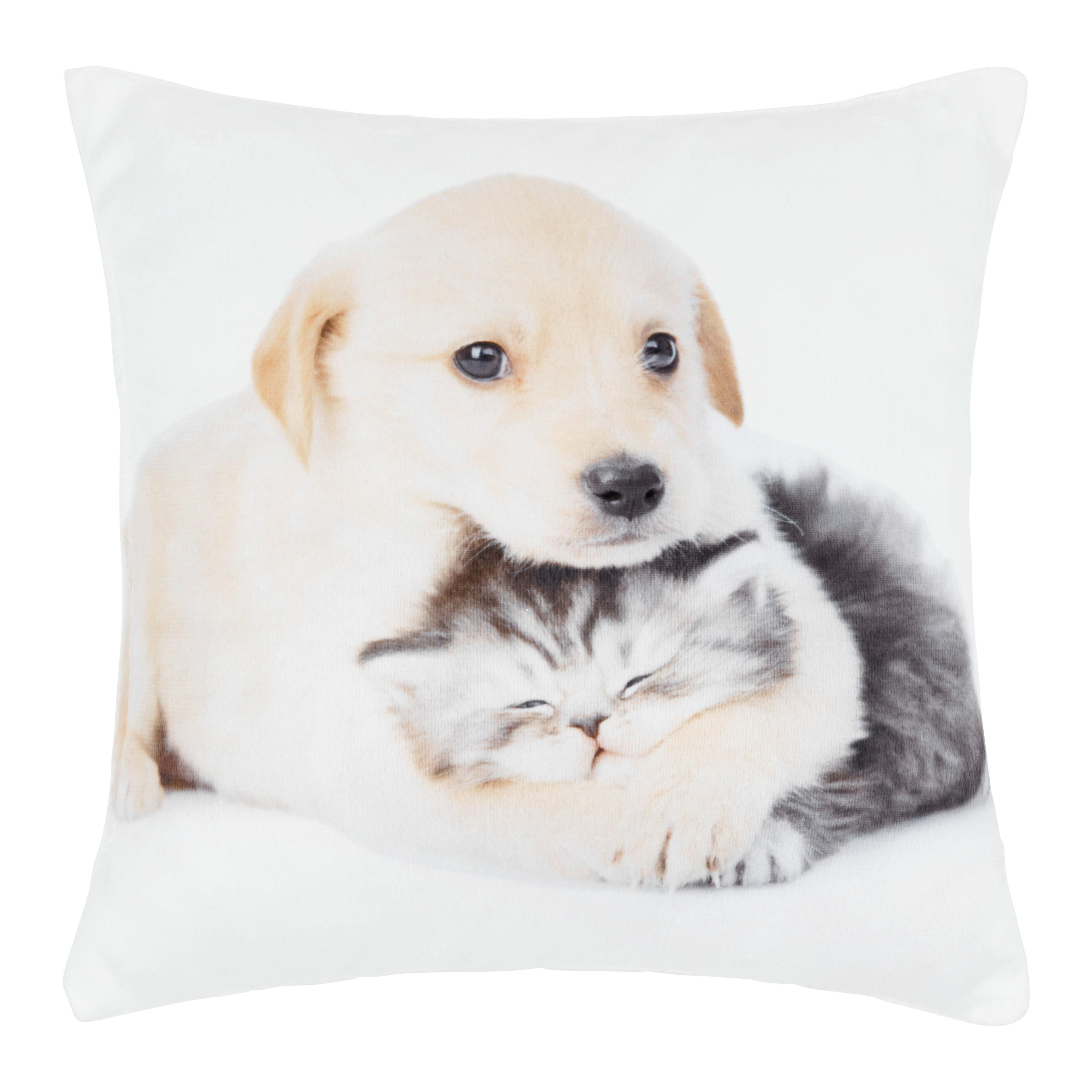 Dekoračný vankúš Mini, 25/25cm - viacfarebná, textil (25/25cm) - Modern Living