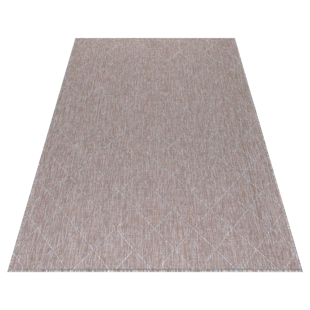 Läufer Zagora - Beige/Grau, Basics, Textil (80/250cm) - Novel