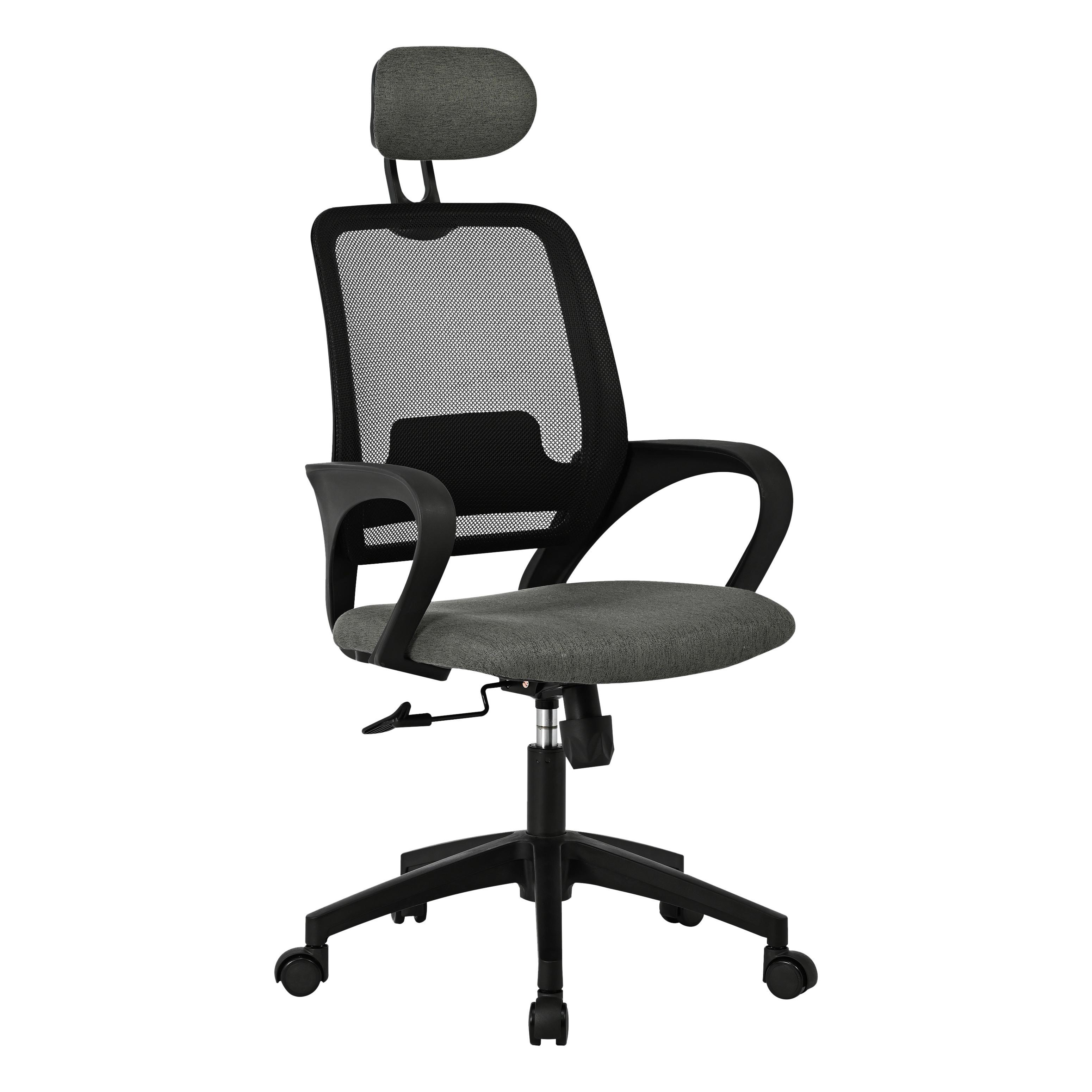 Drehstuhl Billy 2 Grau/schwarz B: 67 Cm - Schwarz/Grau, MODERN, Kunststoff/Textil (67/121/66cm)