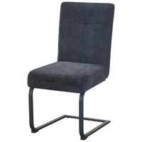 Houpací židle Luise 2 - černá, Moderní, kov/textil (48/92/60cm) - Mömax