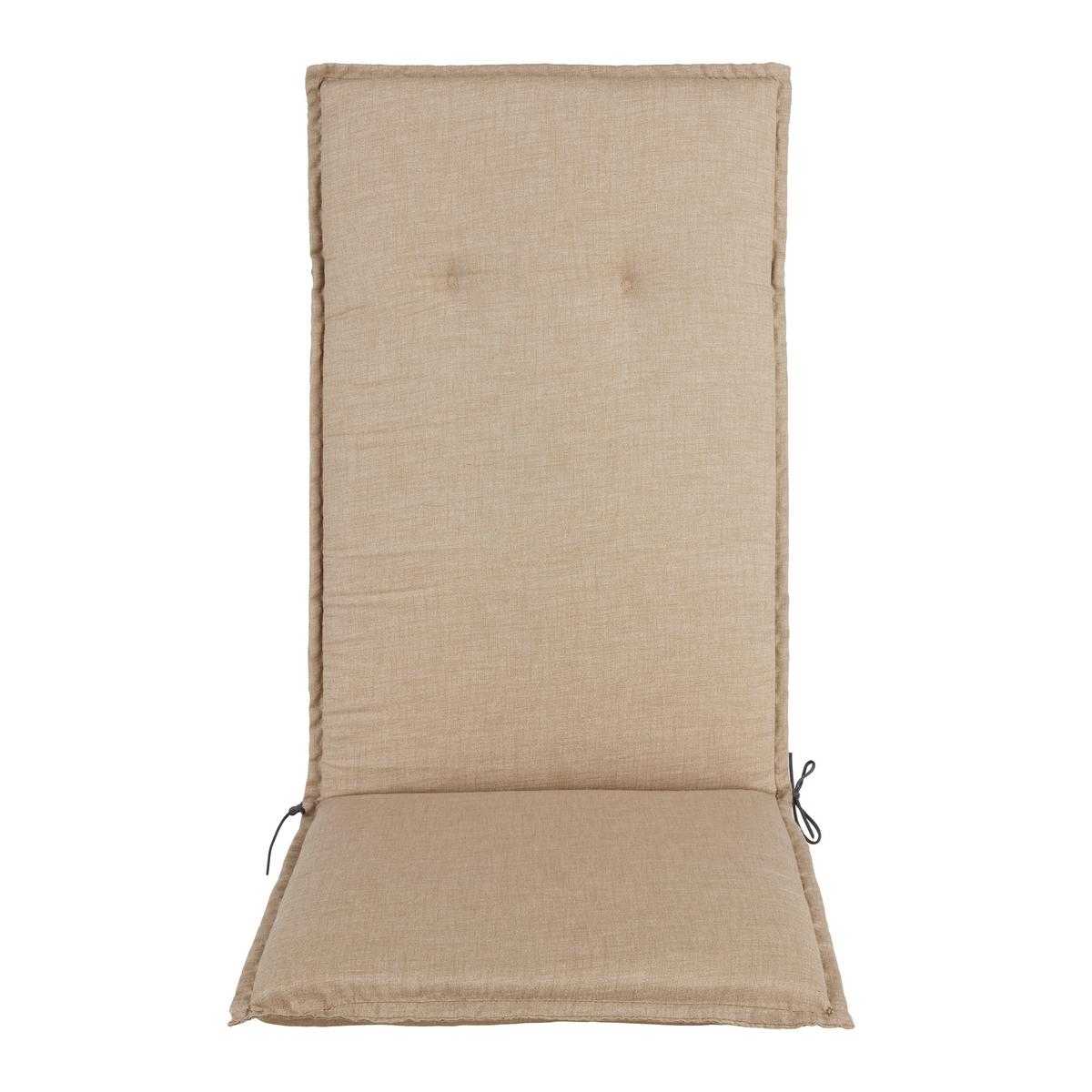 PODLOŽKA NA ŽIDLI GENF 2 - béžová, Basics, textil (120/48/5cm) - Mömax