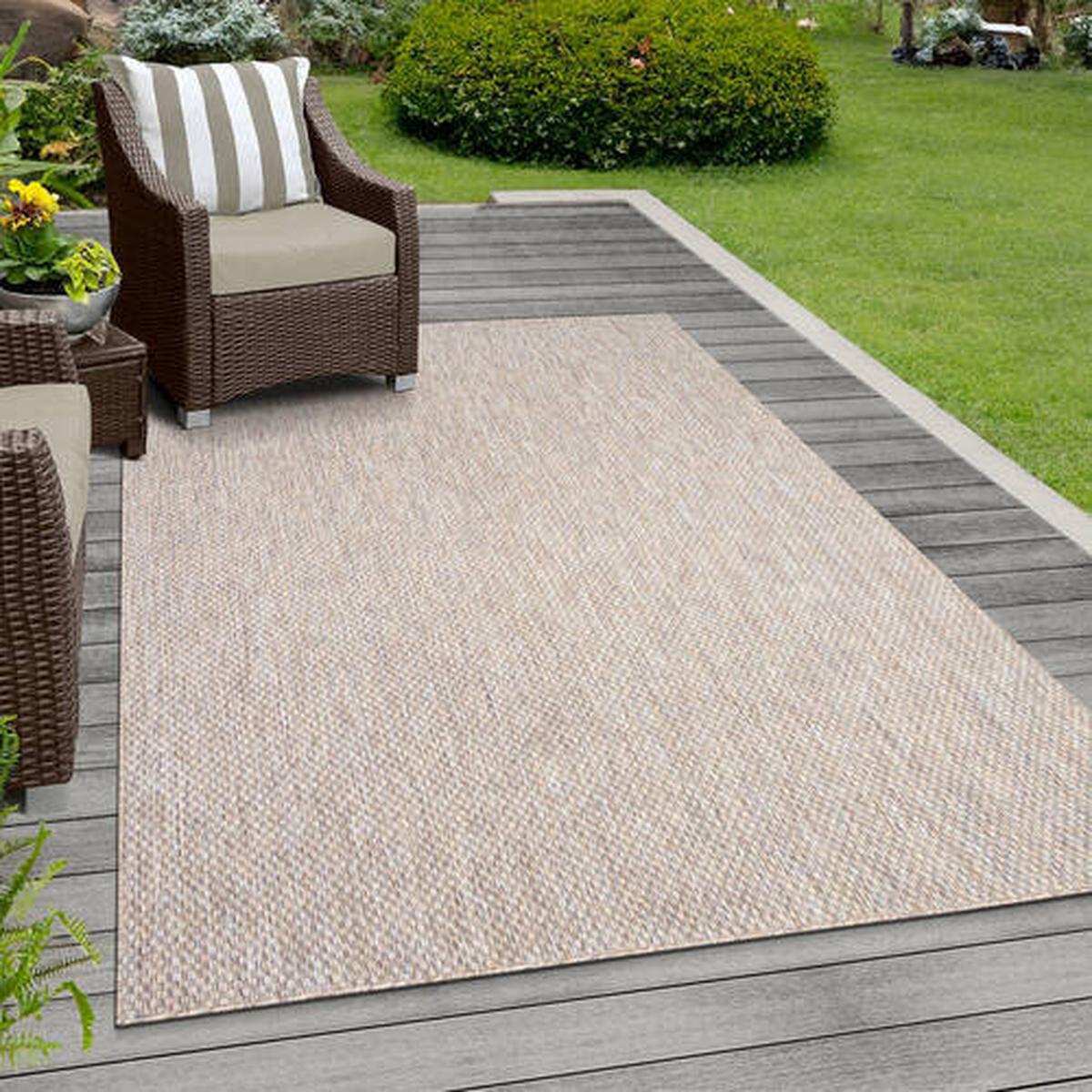 Outdoorteppich Melissa - Beige, KONVENTIONELL, Textil (120/170cm)