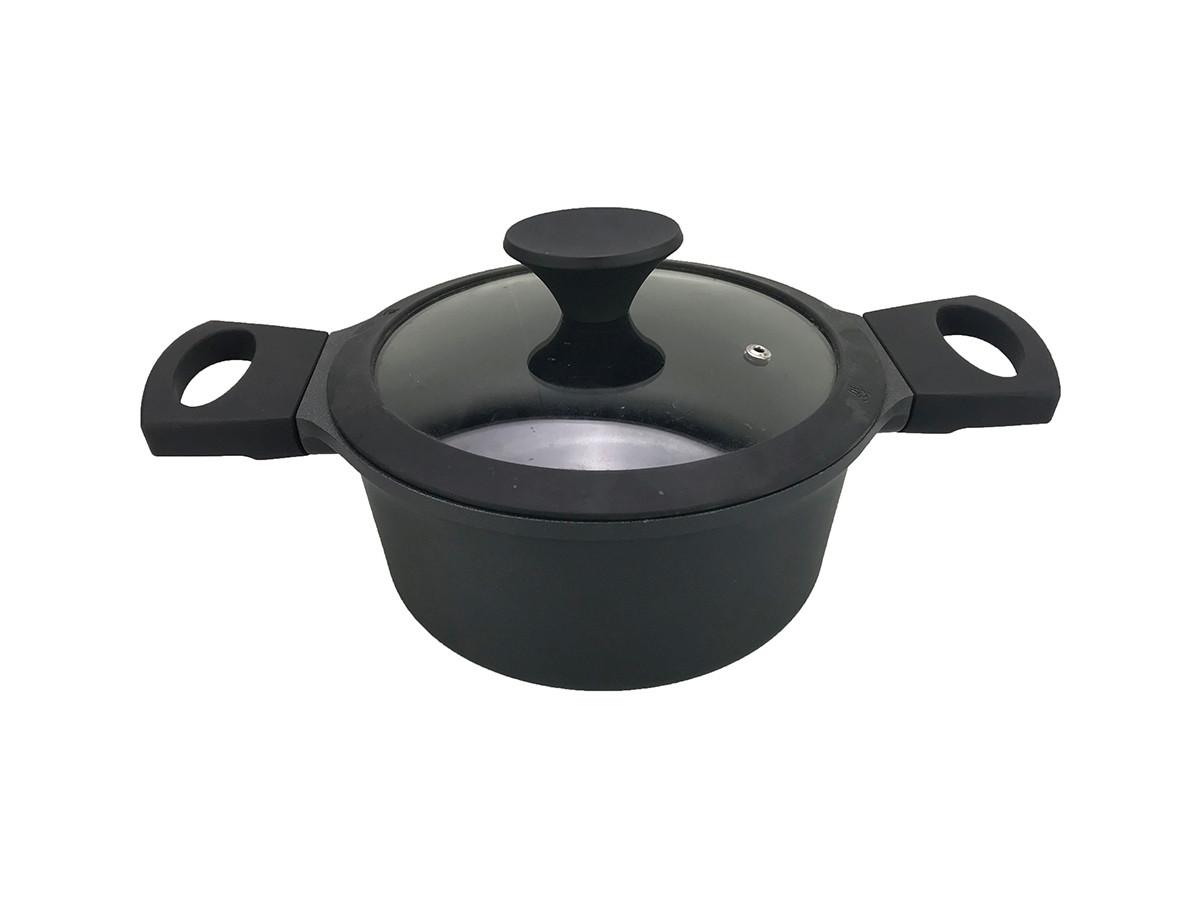 Hrnciec Black Line, 2,5l - čierna/číra, Konventionell, kov/plast (20/9,6cm) - Gourmesto