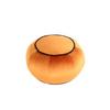 Pouf Taj Mahal Dxh: 65x35 Cm Samt Bronze Mit Reißverschluss - Orange/Bronzefarben, MODERN, Textil (65/35/65cm) - Kayoom